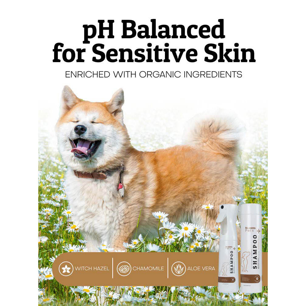 Hypoallergenic Waterless Spray Shampoo for Dogs & Cats