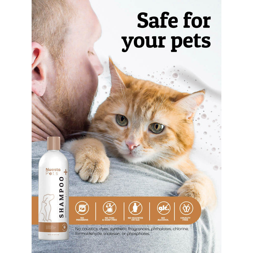 Hypoallergenic Oat Pet Shampoo for Dogs & Cats