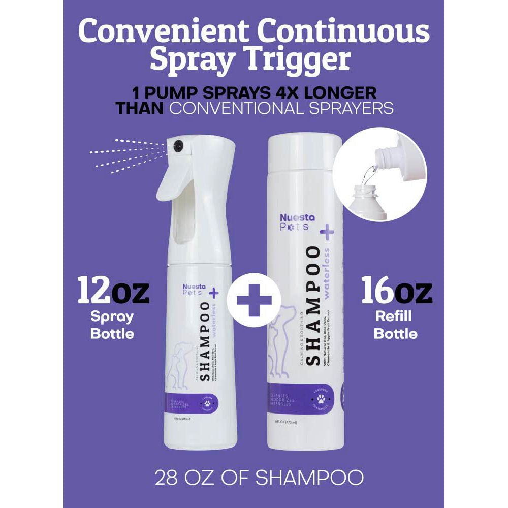 Waterless Lavender Spray-On Dog Shampoo