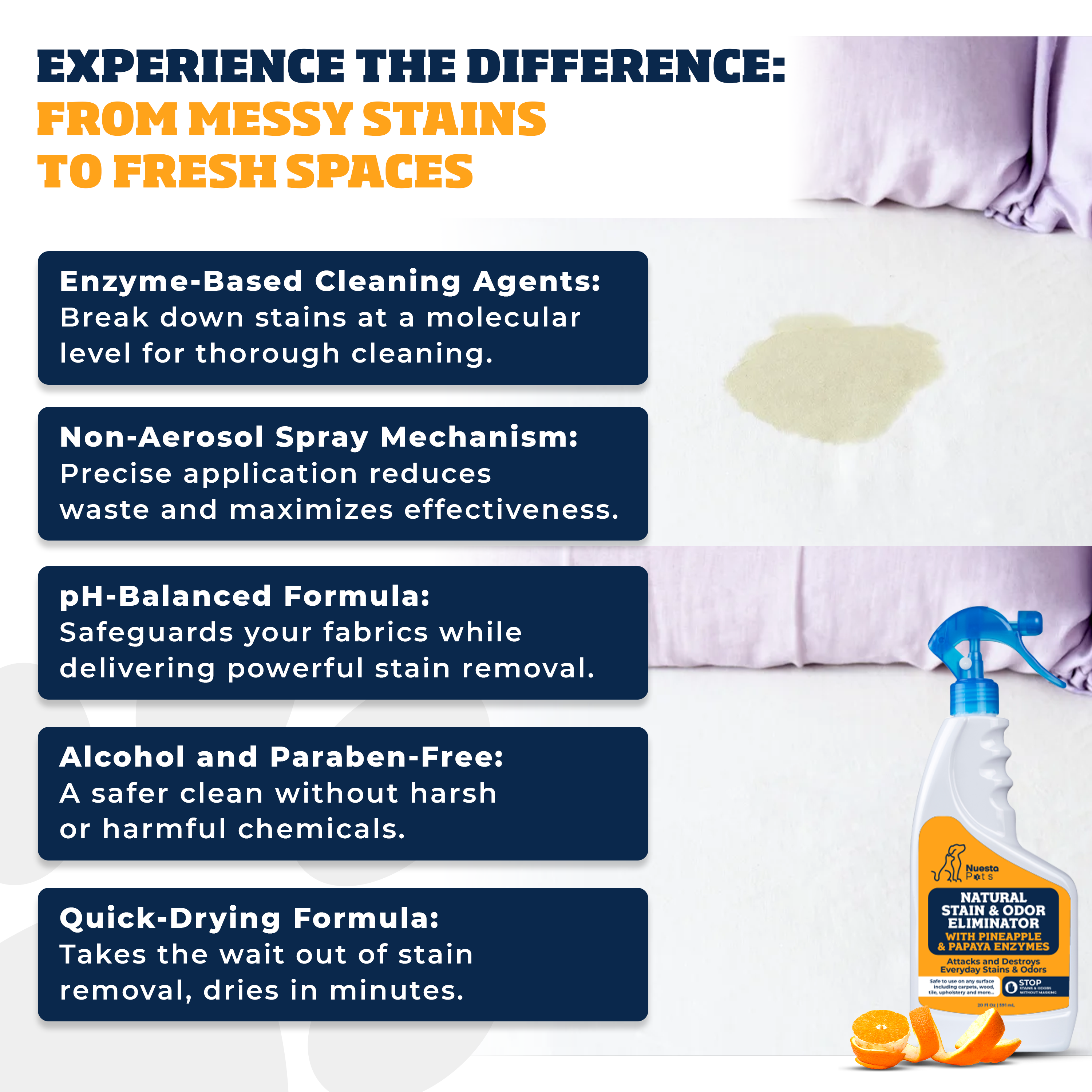 Pineapple & Papaya Enzyme Pet Stain & Odor Eliminator