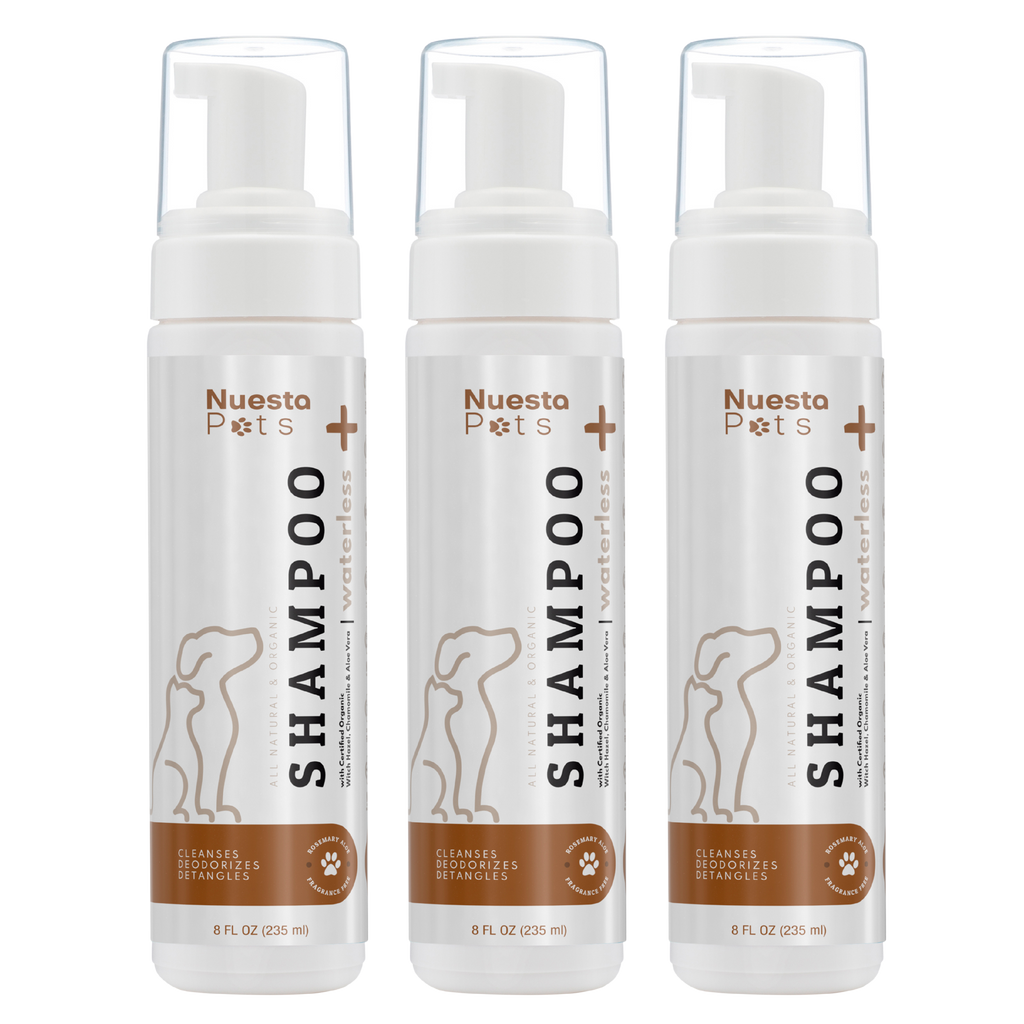 Hypoallergenic Waterless Oat Shampoo for Pets