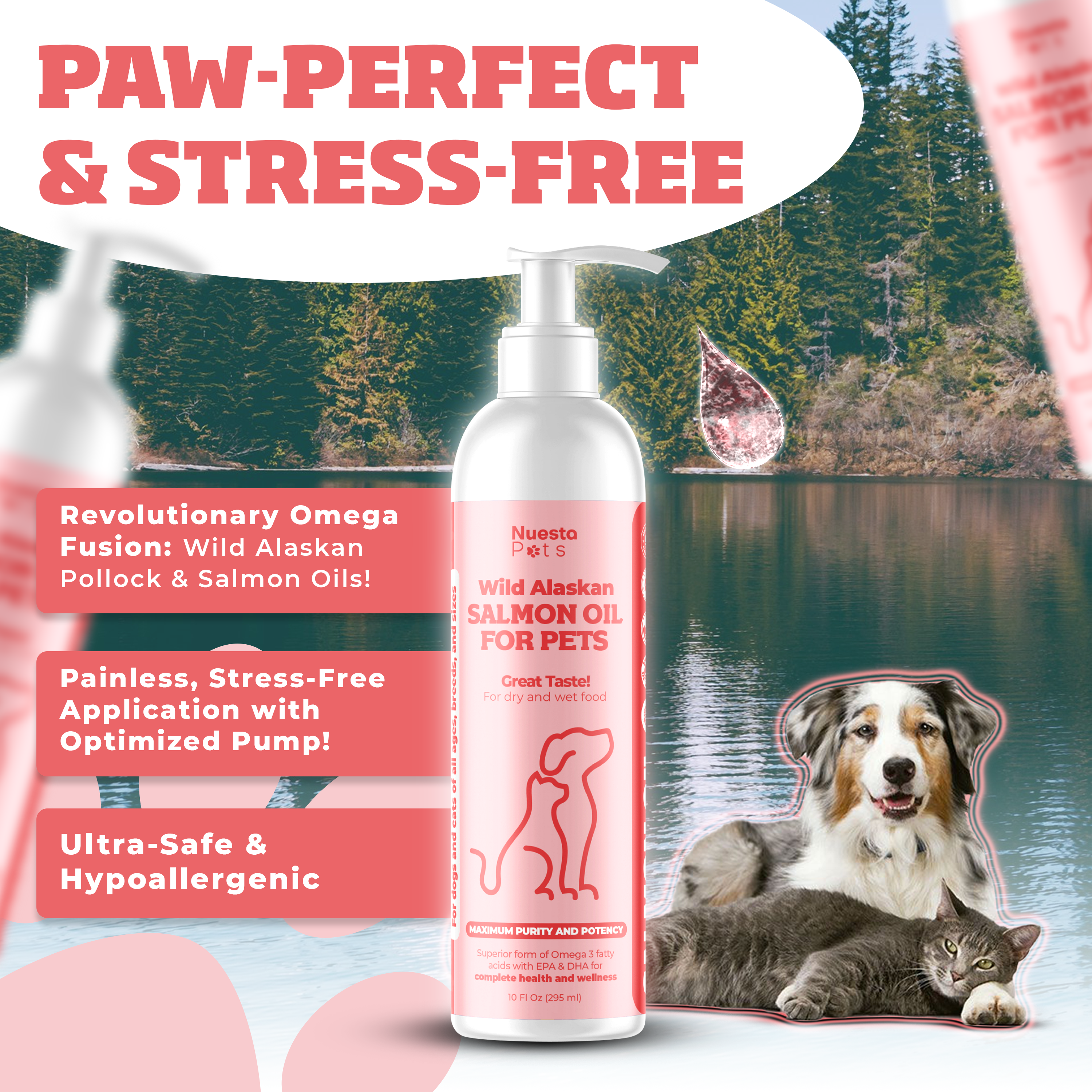 Wild Alaskan Salmon Oil Blend- Two Pack
